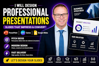 design modern powerpoint presentation and corporate template