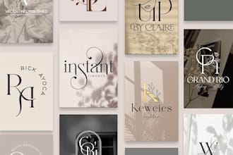do minimalist cosmetics makeup hair beauty salon spa logo design