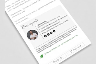 create a clickable html email signature for gmail outlook