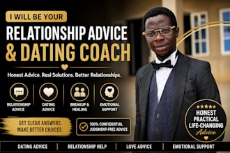 give honest relationship advice, dating advice and emotional support
