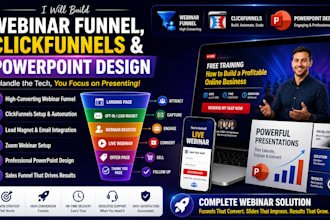 build webinar funnel clickfunnels and powerpoint design