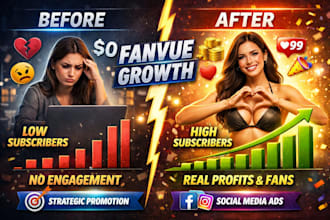 provide expert fanvue marketing to bring paying subscribers for fanvue promotion