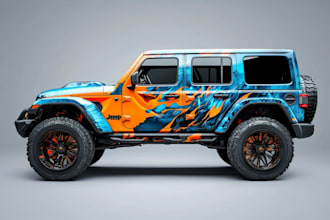 professional van wrap, vehicle wrap, car wrap design