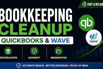 fix and reconcile your quickbooks or wave account