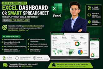do automated excel dashboard, spreadsheet and vba