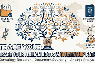 locate documents for italian or other worldwide dual citizenship or genealogy