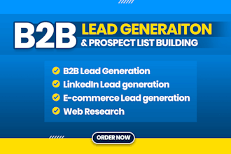 generate targeted b2b leads and extract emails into excel