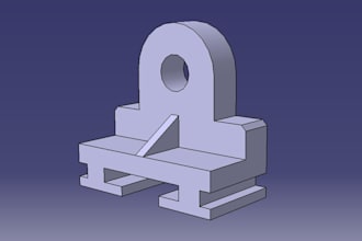 design 3d mechanical parts and 2d drawings