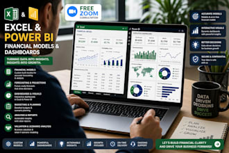 build financial models, forecasts, budgets, analysis reports,and projections