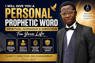 give you a clear personal prophetic word, spiritual guidance and direction