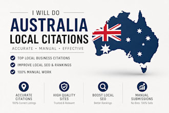do australia local citations for local SEO and business listings