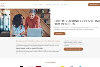 build wix career pivot coaching website career transition coach life coach web