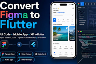 convert figma to flutter ui code figma to flutter mobile app and xd to flutter