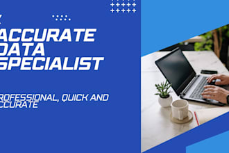 do accurate data entry, capturing, typing and copy paste tasks