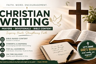 write powerful christian prayers and devotionals