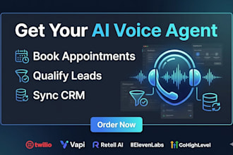 build an ai voice agent for booking leads and customer support