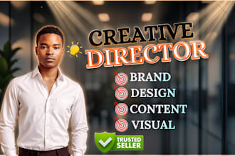 be your creative director for visual strategy, content creation, brand identity