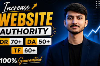 increase moz da and ahrefs DR domain authority with high quality backlinks