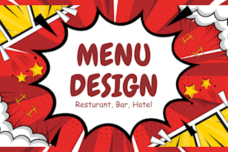do digital menu, food menu board design