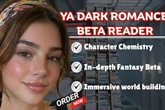 beta read author sensitivity dark romance et dark fantasy
