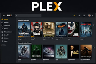 configure and automate plex, jellyfin, radarr, sonarr, iptv, emby media server