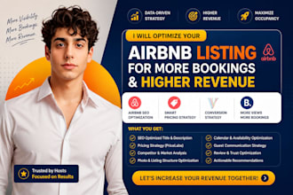 optimize airbnb listing, pricing and house manual for higher sales