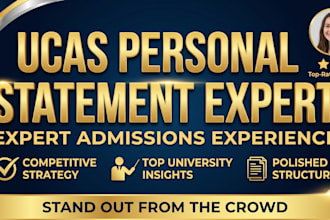 review your ucas personal statement and UK university application