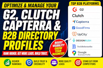 grow online reputation on g2 clutch capterra goodfirm ORM designrush orm