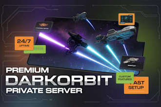 develop, setup, and customize your darkorbit private server, do server, emulator