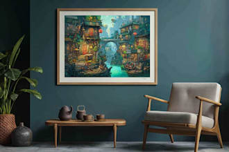 create aesthetic wall art and poster design for your home