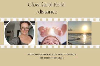 send powerful reiki energy to boost your facial skin