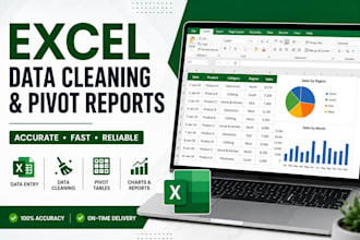create excel reports and pivot tables