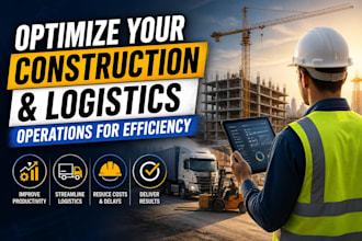 optimize your construction and logistics operations for efficiency