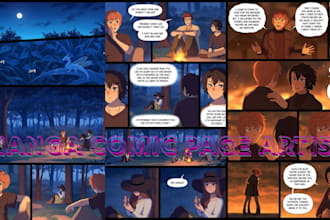 draw manga comic book illustration manga artist mangaka webtoon character design
