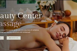 do massage parlor shopify website design