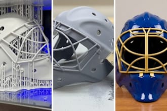 3d print and paint, 3d mask 3d helmet halloween mask cosplay creation