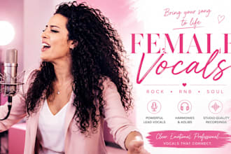 be your female singer songwriter, female rock singer and lyrics writer