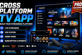 develop a crossplatform tv application for your business with control panel