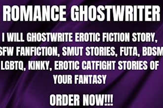 write steamy futa nsfw fanfiction and wild erotic catfights