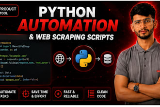 build python web scraping and automation scripts