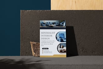 design premium, modern, and visually stunning flyer