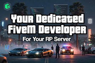 be your dedicated fivem developer for your rp server