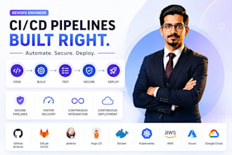 build secure ci cd pipelines using github actions jenkins gitlab and argo