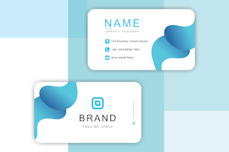 design clean modern minimalist business card