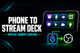 turn your phone or tablet into a stream deck