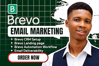 design brevo landing page brevo newsletter bravo automation setup brevo campaign