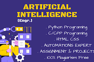 teach programing and do assignments