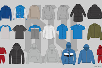 make fashion tech pack and clothing tech pack design