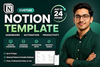 build notion template notion dashboard notion expert notion automation