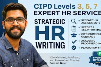 proofread, edit, and research your cipd level 3, 5 and 7 report
